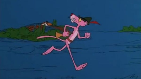 The Pink Panther in "Pink Piper"