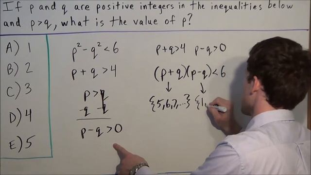 System of inequalities - SAT Math смотреть онлайн