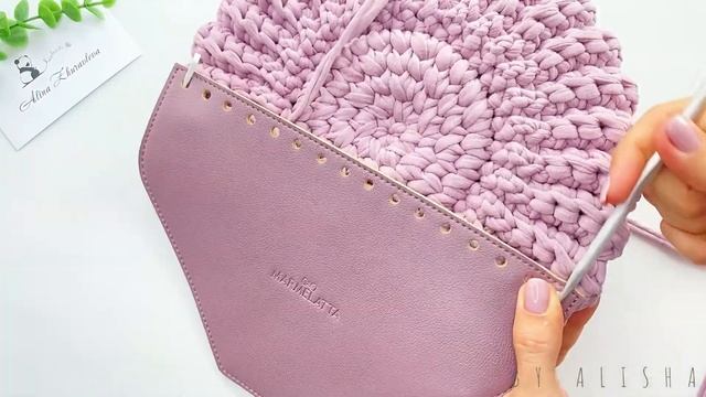 ВСЕ ОТ НЕЁ БЕЗ УМА | СУМКА «РАКУШКА» | ВЯЗАНИЕ КРЮЧКОМ