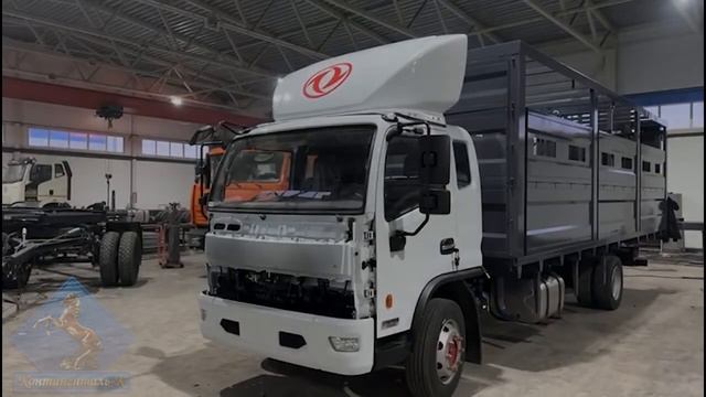 Изготовление скотовозной площадки + монтаж на шасси Dongfeng C120L смотреть онлайн