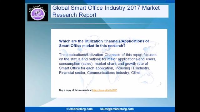 Smart Office Market Segmented by Application, and Geography Trends, Growth and Forecasts смотреть онлайн