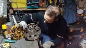 Облегченный маховик двигателя мотоцикла Днепр