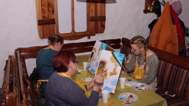 Арт-вечеринка в Екатеринбурге Рисуем картину на холсте смотреть онлайн