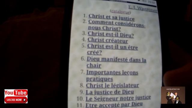 Sublime Enseignement De La Bible Christ Et Sa Justice E J Waggoner