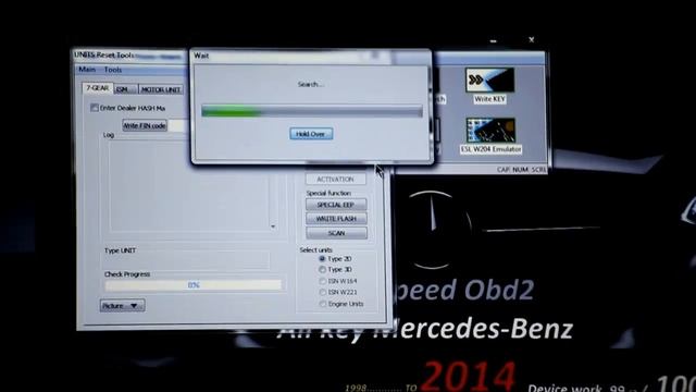 7G reset RENEW IN 30 SEC MB KEY OBD2 смотреть онлайн