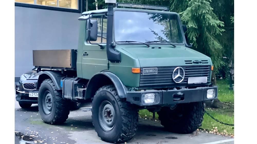 Unimog 1400 на капитальном ремонте! Часть 1. Встреча... смотреть онлайн