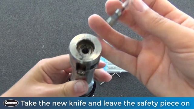 Summa F Series Tutorial: How to replace a POT knife смотреть онлайн