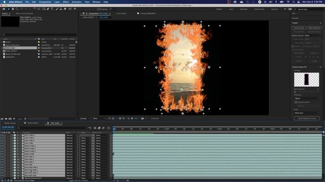 After Effects Portal Effect Using 3D Camera Tracking and Rotobrushing смотреть онлайн