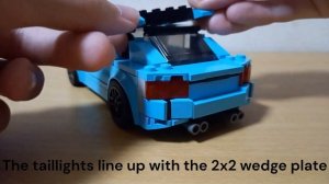 LEGO BMW G87 M2 Speed Champions MOC Tutorial