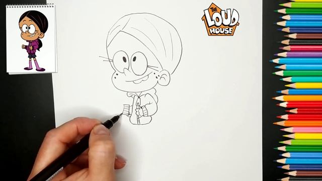 How to Draw Ronnie Anne Santiago | The Loud House 🏠 смотреть онлайн