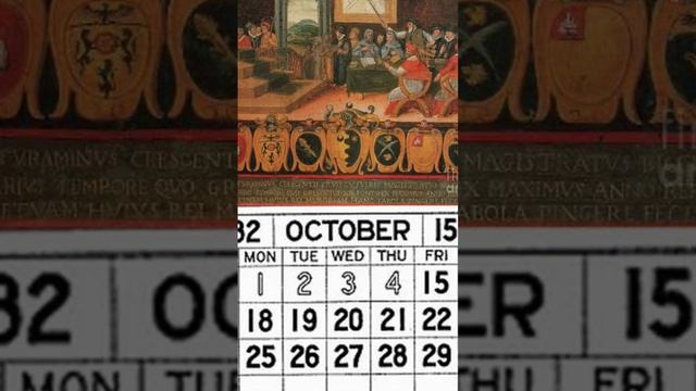 what is the truth behind the October month of 1582 #calendar #shorts смотреть онлайн