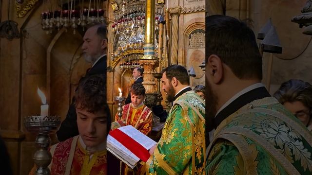 Праздник Крещения Господня в Храме Гроба Господня. 19-01-2025 смотреть онлайн