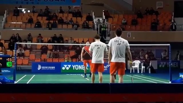 Goh V Shem Tan Wee Kiong vs Kim Gi Jung Lee Yong Dae 2019 Korea Masters Men's Double R3 смотреть онлайн