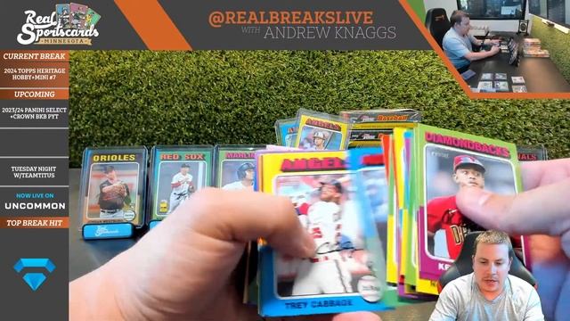 2024 Topps Heritage Mini & Hobby #7 Half & Half Pick Your Team (5/14/24) смотреть онлайн