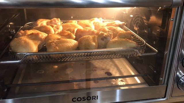 6.5 Pounds of Chicken Wings On The Cosori Air Fryer, Toaster Roaster Oven! Awesome! смотреть онлайн