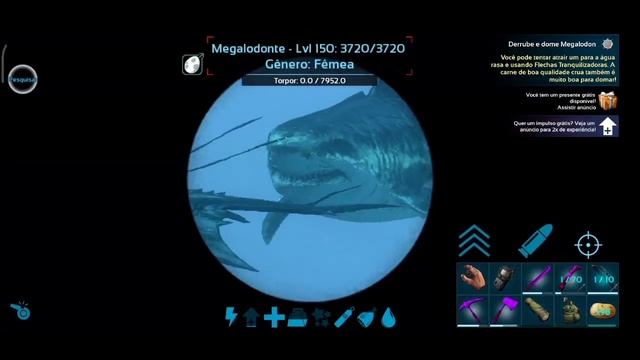 Domando Megalodon ARK mobile смотреть онлайн