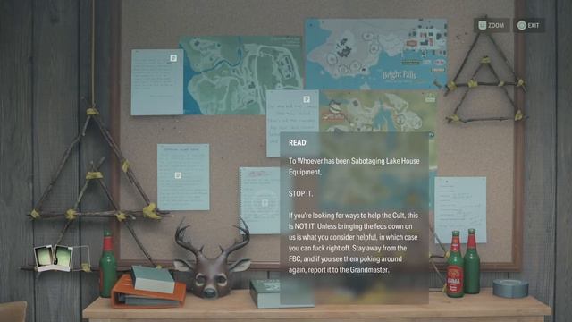 The Cult of the Deer's base: Alan Wake 2 смотреть онлайн