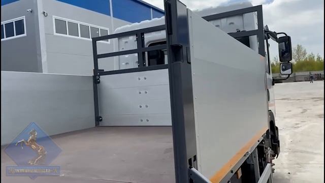 Бортовой на шасси Dongfeng C180NA с гидробортом SL1500... смотреть онлайн