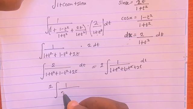 How to integrate Integral of 1/ 1+cosx+sinx dx смотреть онлайн