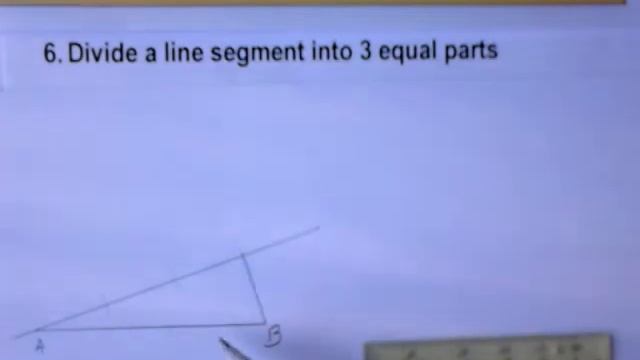 6 Divide a line segment into 3 equal parts смотреть онлайн