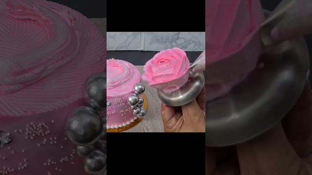 🪆🍭🌹Big Party spacer Cake beautiful rose flower decoration #youtubeshorts #shorts #cakeshorts