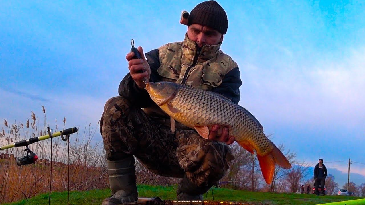 САЗАН НАЧАЛ БРАТЬ !!! РЫБАЛКА С ЖЕНОЙ !!! смотреть онлайн