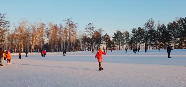 На катке Зея 2019 г.