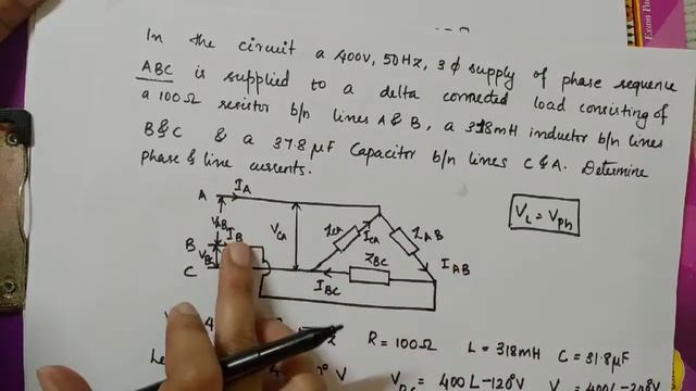 Problem on 3 phase Delta connected unbalanced load||KTU EET201 Circuits and Network|| Module 4 смотреть онлайн