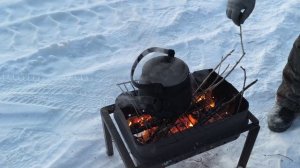 крещенские купания и чай на костре