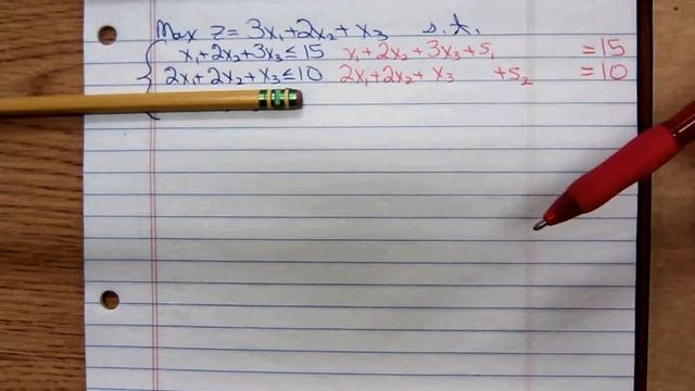 Math 1324 Simplex Method Maximization Part 1 смотреть онлайн