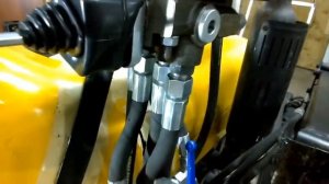 джойстик для минитрактора (самодельного миниэкскаватора)