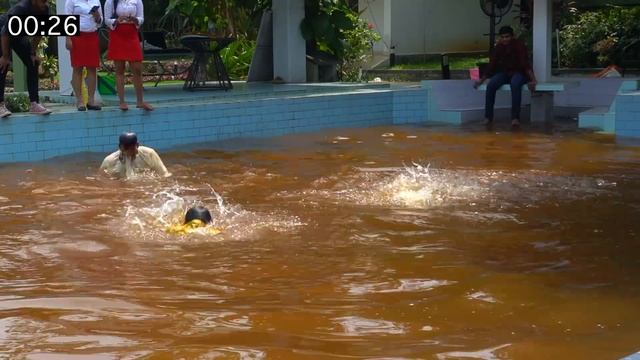 I made the worlds first coffee swimming pool🏊 😮|| ప్రపంచ మొదటి కాఫీ పూల్ смотреть онлайн