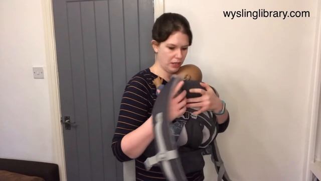 Newborn in the ergobaby omni 360 - what to do if it feels too tall (with crossed straps) смотреть онлайн