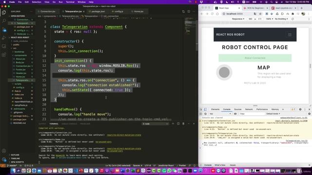4.5. Create a cmd_vel publisher inside handleMove смотреть онлайн