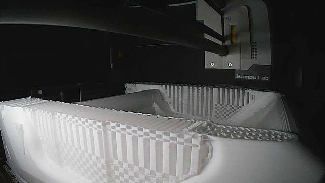 Begode Ex30 V2 Rear TPU Fairing print with Bambu Labs P1S TIME LAPSE смотреть онлайн