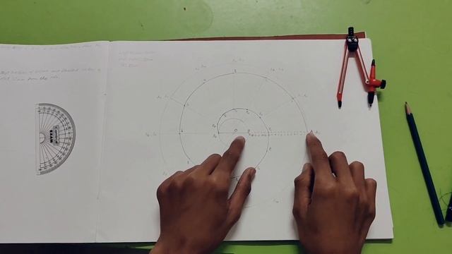 Demonstration of Construction of Archimedean Spiral смотреть онлайн
