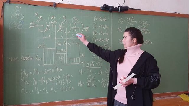Кручення. Побудова епюр крутних моментів. Частина 2. смотреть онлайн
