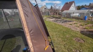 Шатер автомат Camptown Elpaso 300. Обзор бюджетного аналога палатки Maverick Fortuna 300