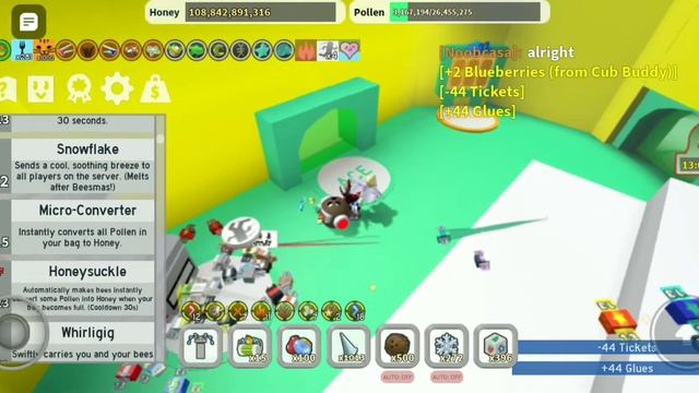 Crafting Gummy Boots | Bee Swarm Simulator смотреть онлайн