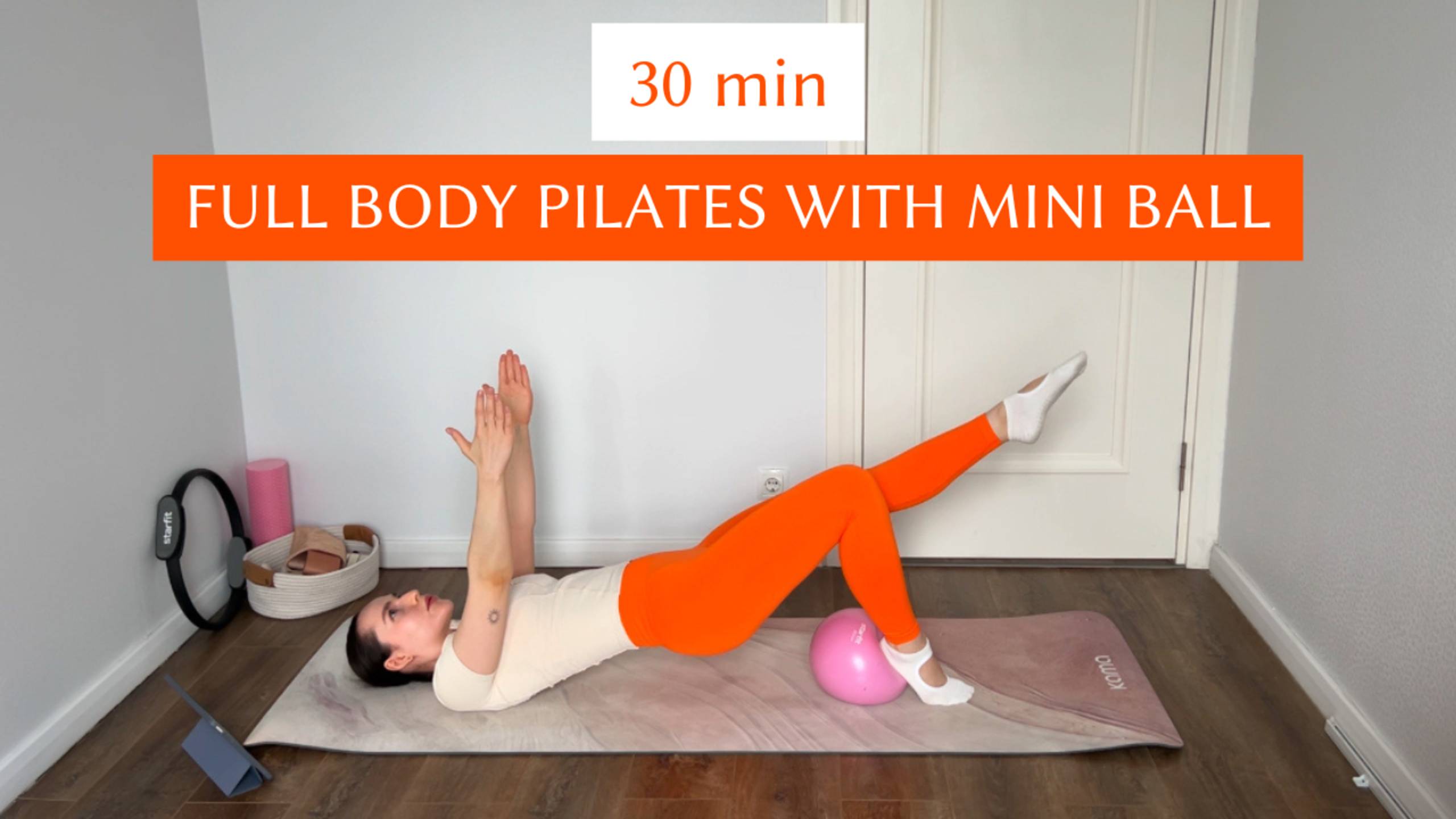 Пилатес с малым оборудованием| Пилатес для осанки, укрепления спины, ног и пресса смотреть онлайн