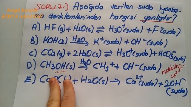 10. SINIF ASİTLER VE BAZLARIN GENEL ÖZELLİKLERİ смотреть онлайн