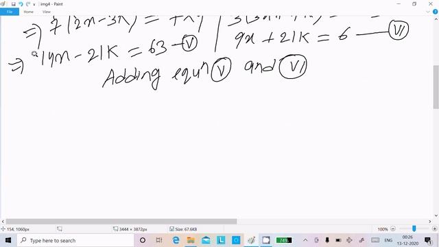 Solve For X And Y : 2x - 3y = 9 3x + 7y = 2