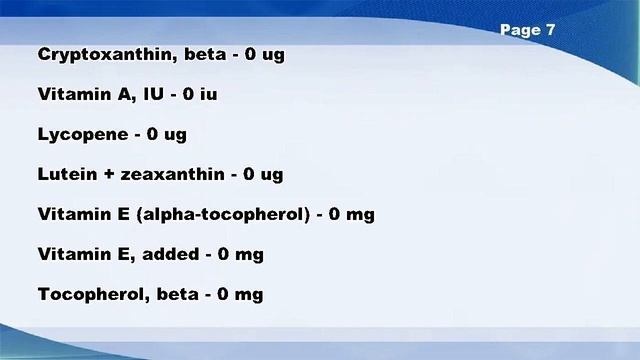 Beef, retail cuts, separable fat, raw - Nutrition Data смотреть онлайн