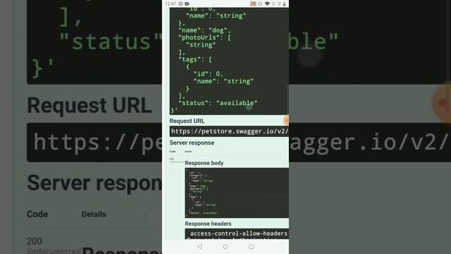 Пример работы со Swagger Petstore, методы Get и Post смотреть онлайн