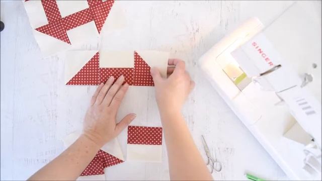 Churn Dash Quilt Block смотреть онлайн