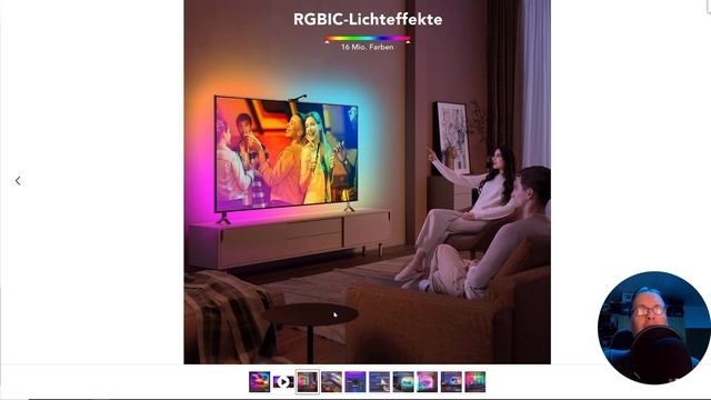 Govee RGBIC Gaming Light Bars Mit Smart Controller