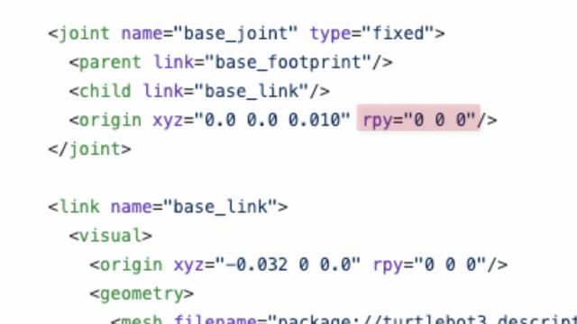 6.003 URDF Language for the Description of Frames and Transformation in a Robot Model смотреть онлайн