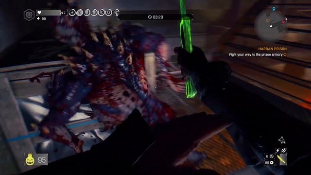 Dying Light but i speed run the prison with Weapon mods!! смотреть онлайн