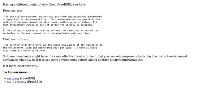 Unix & Linux: What is the difference between 'env' and 'printenv'? (6 Solutions!!) смотреть онлайн