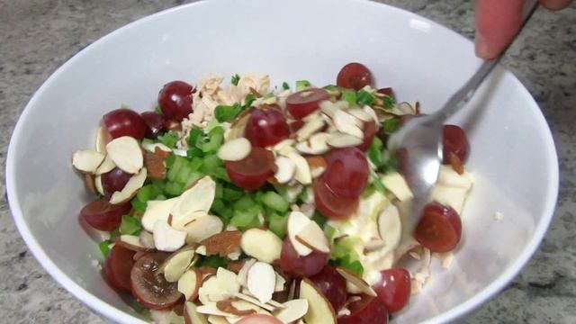 How To Make Chicken Salad with Grapes | Easy Chicken Salad Recipe смотреть онлайн